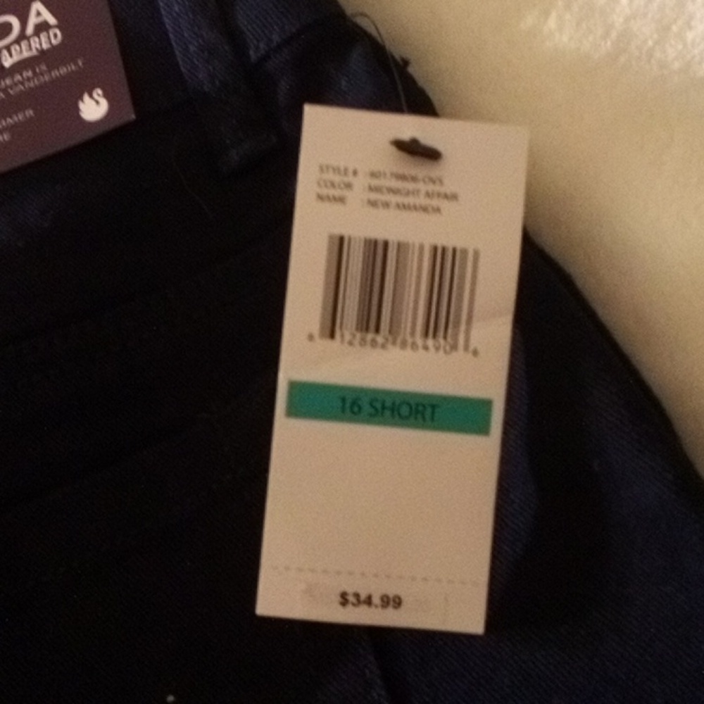 GLORIA VANDERBILT CLASSIC FIT WOMENS SIZE 16 JEANS - Picture 5 of 10